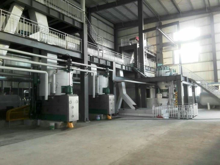 Rice bran oil pressing plant